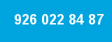 926 022 84 87 926 022 84 87